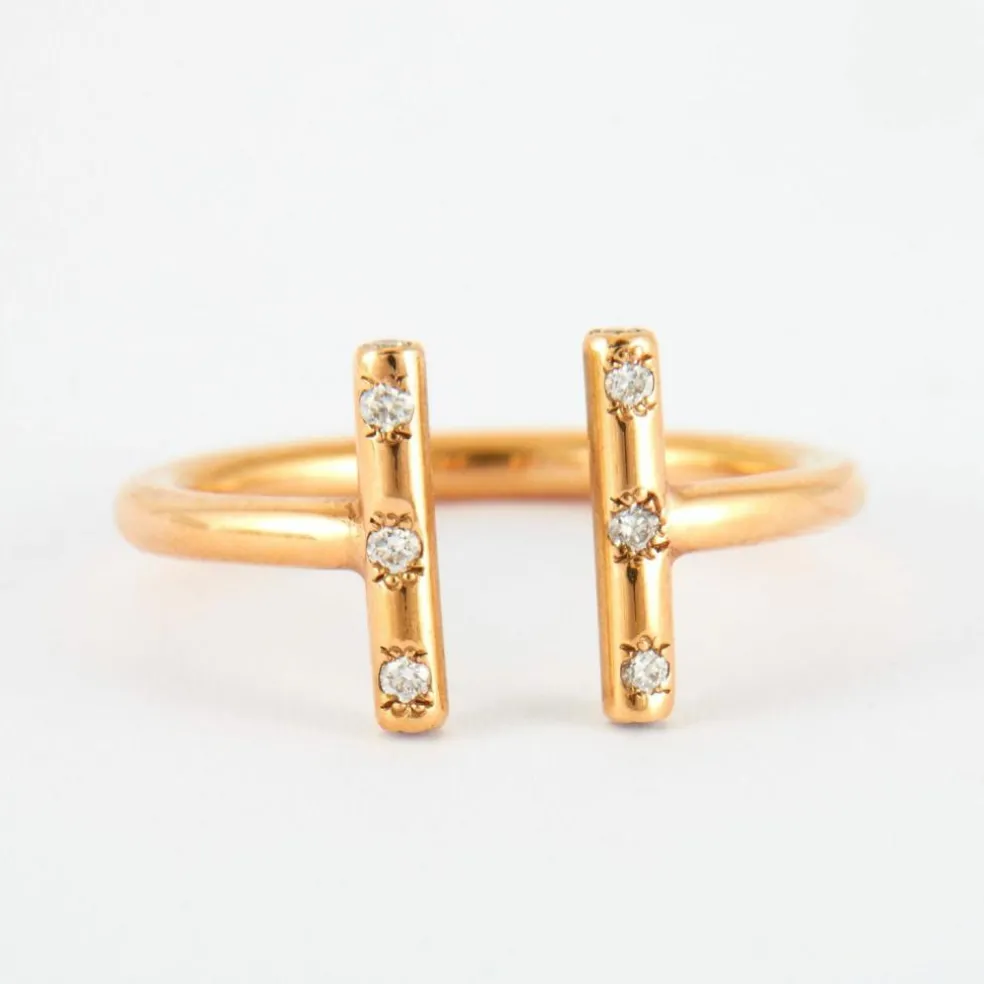 Bague ouverte Diamants