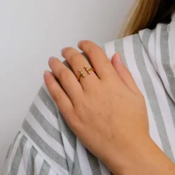 Bague ouverte Diamants