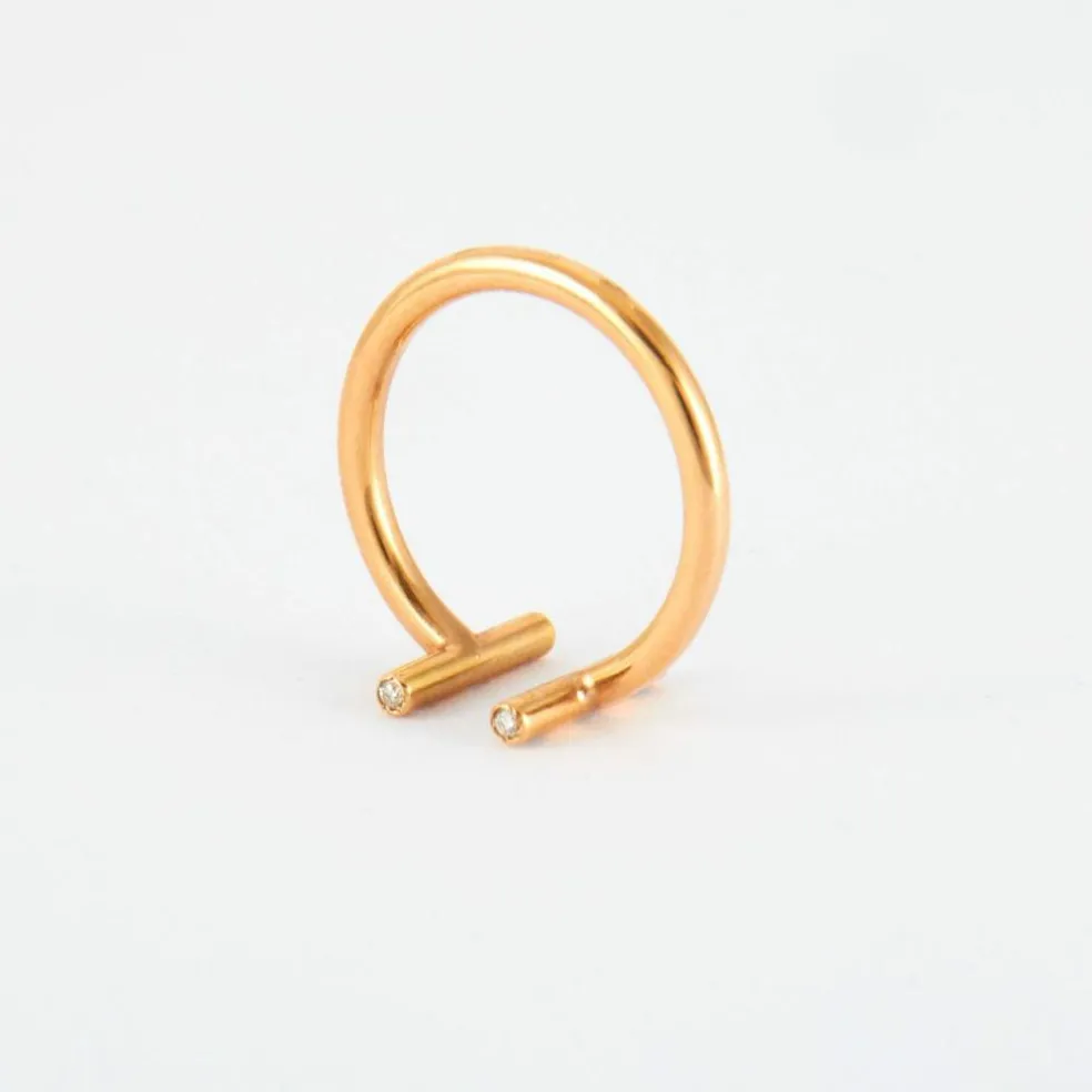 Bague ouverte Diamants