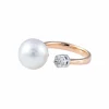 Bague ouverte Or Perle