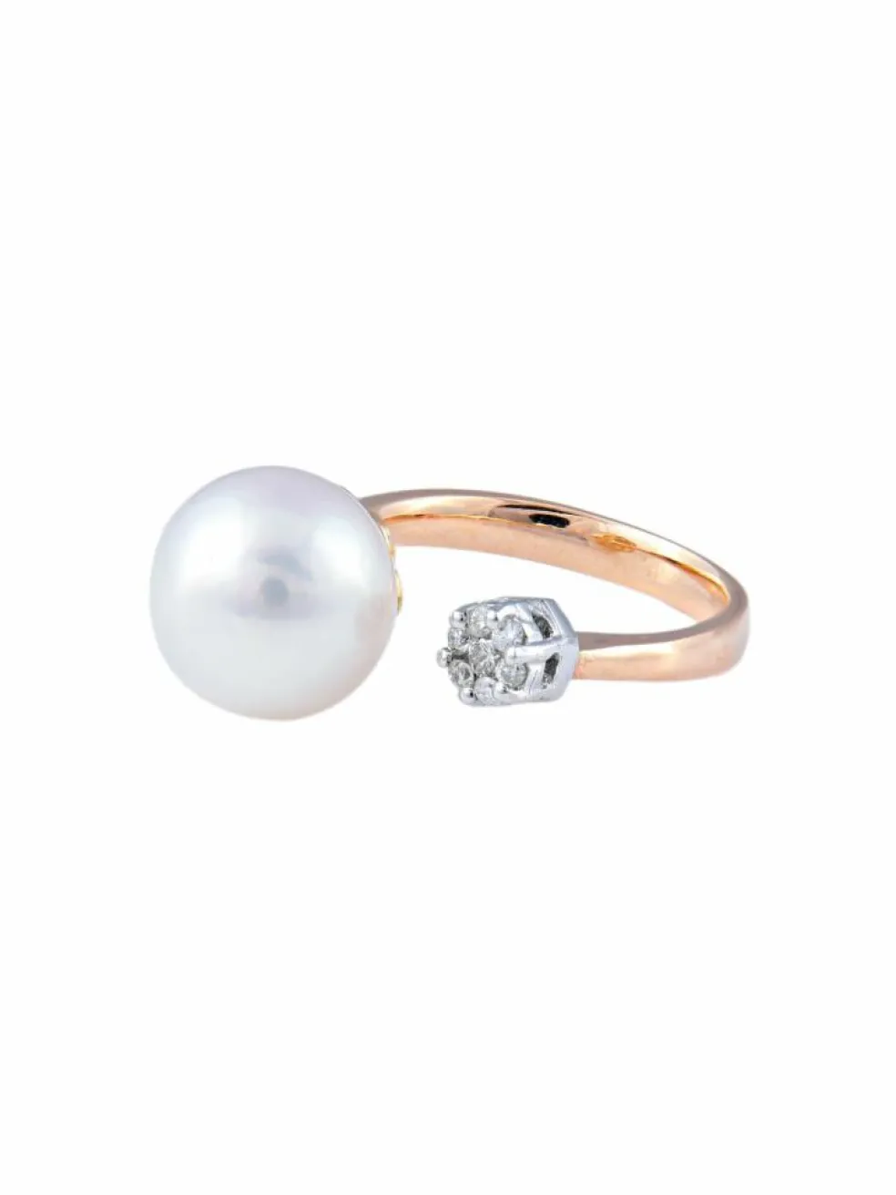 Bague ouverte Or Perle