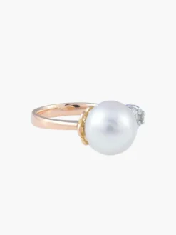 Bague ouverte Or Perle