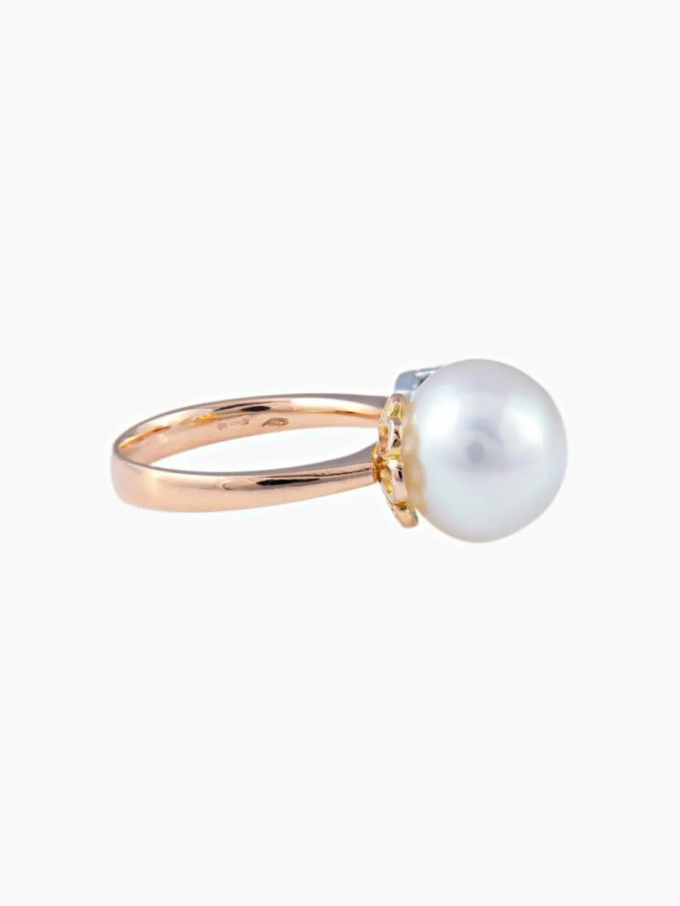 Bague ouverte Or Perle