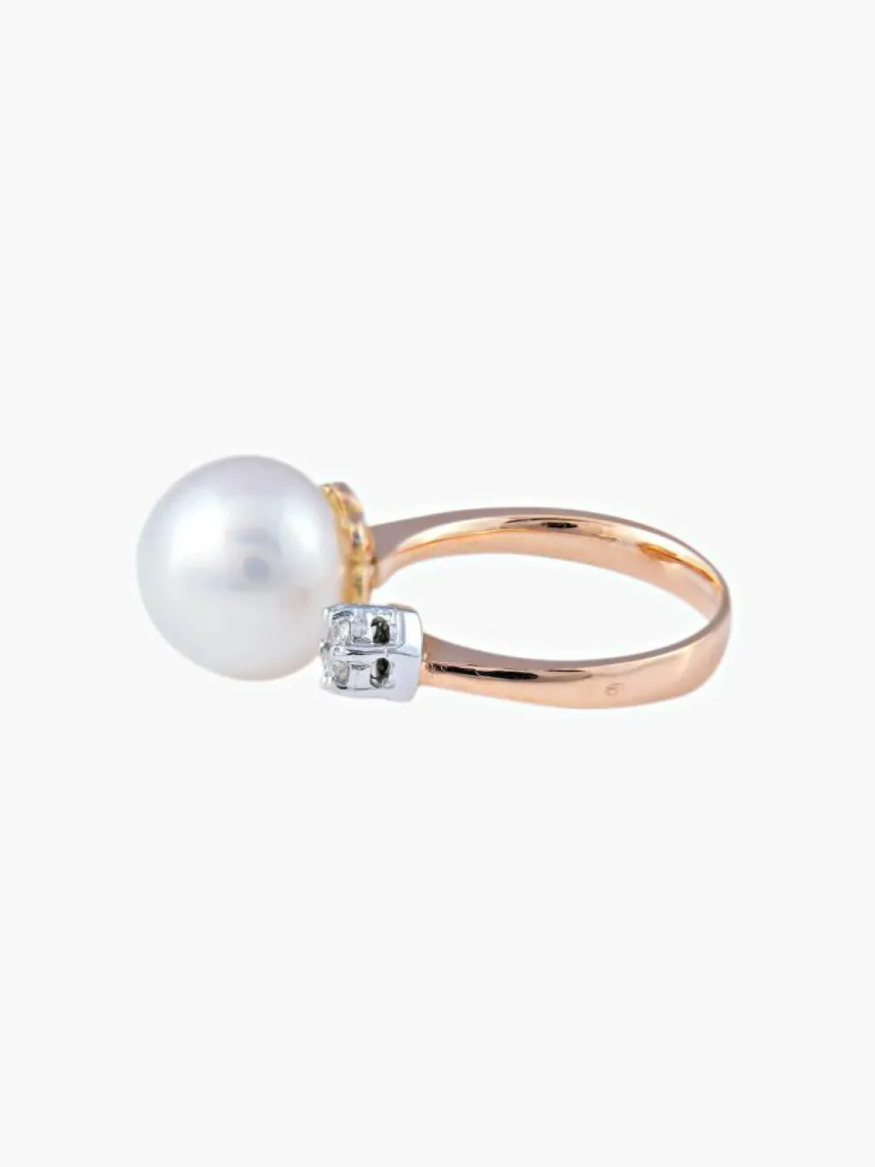 Bague ouverte Or Perle
