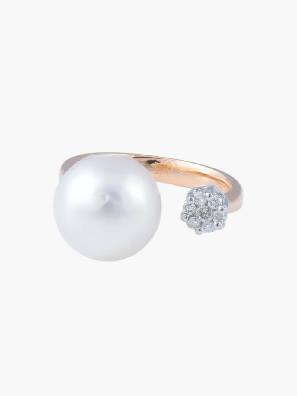 Bague ouverte Or Perle