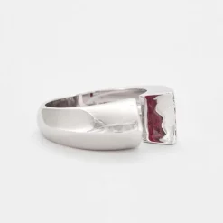 Bague ouverte Tourmaline rose Diamants