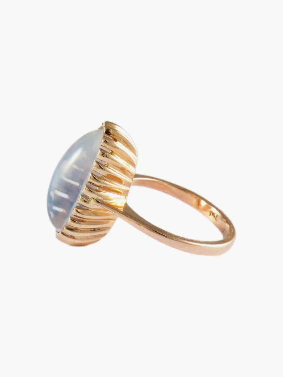 BAGUE "OVALE" QUARTZ & OR