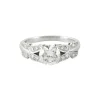 Bague Papillon Or Gris Diamants