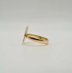 Bague papillon or jaune