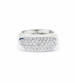 Bague pavage Diamants