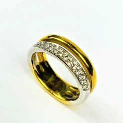 Bague Pavage Diamants 2 ors