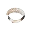 Bague pavage Diamants, Or Blanc