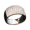 Bague Pavage Diamants, Or Blanc