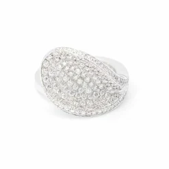 Bague Pavée Diamants Or blanc
