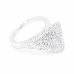 Bague Pavée Diamants Or blanc