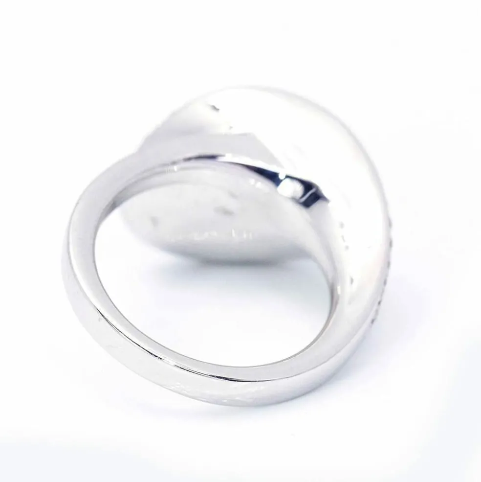 Bague Pavée Diamants Or blanc