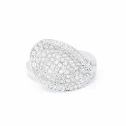 Bague Pavée Diamants Or blanc