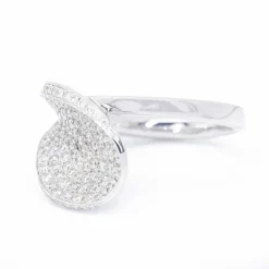 Bague Pavée Diamants Or blanc