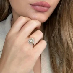 Bague Pavée or jaune diamants