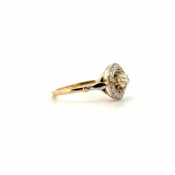 Bague Pavée or jaune diamants