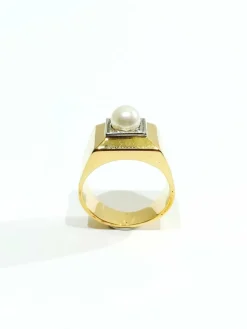 Bague Perle Art Déco