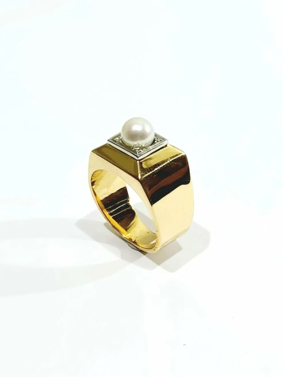 Bague Perle Art Déco