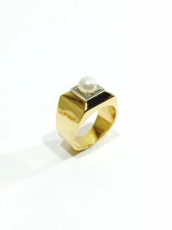 Bague Perle Art Déco