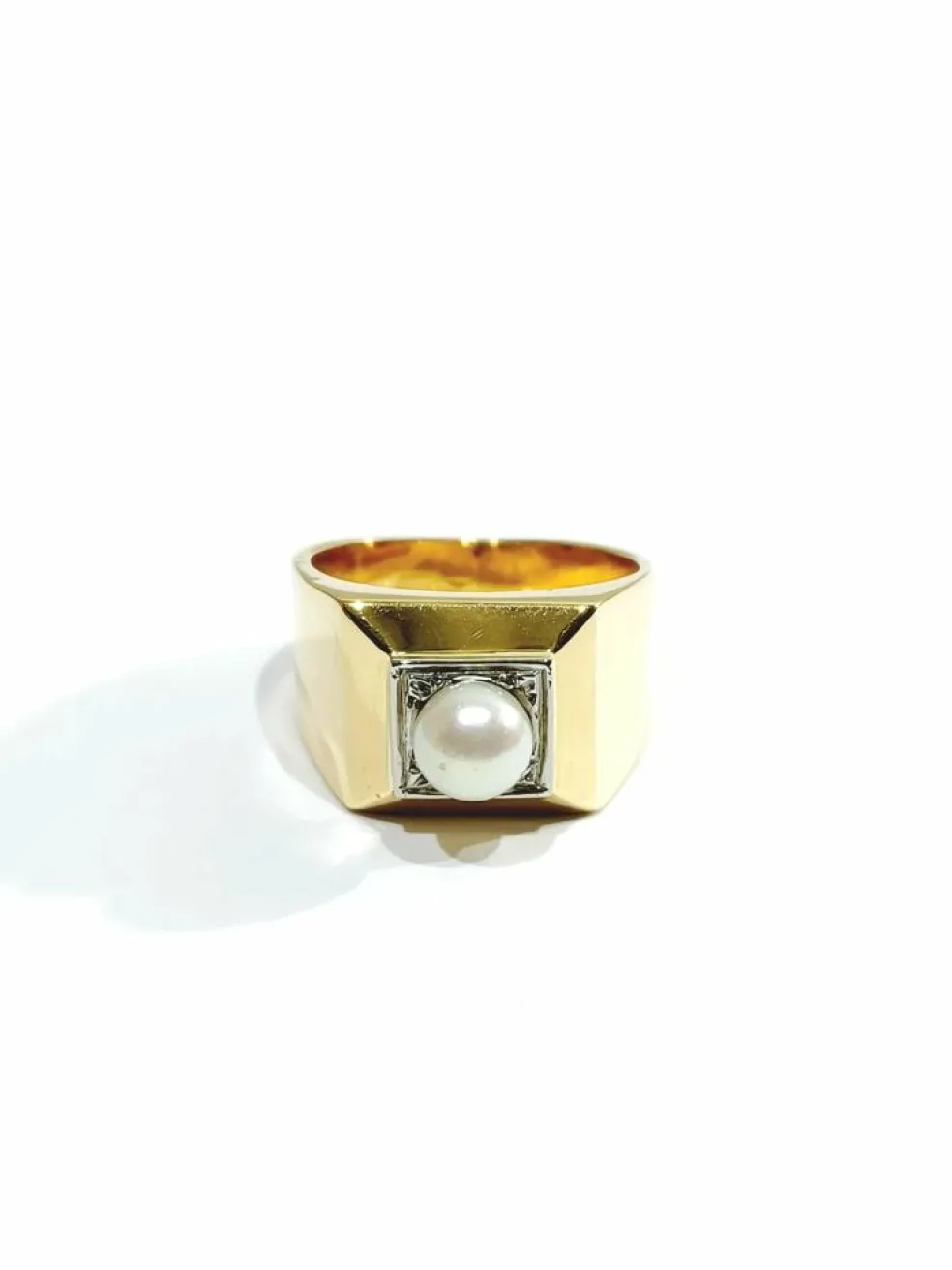 Bague Perle Art Déco