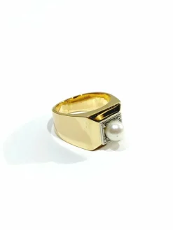 Bague Perle Art Déco