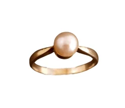Bague Perle De Culture, Or