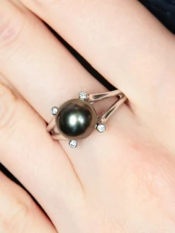 Bague Perle de Tahiti