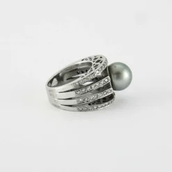 Bague Perle de Tahiti & Diamants
