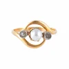 Bague Perle Diamants