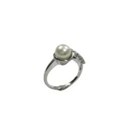 Bague Perle Diamants