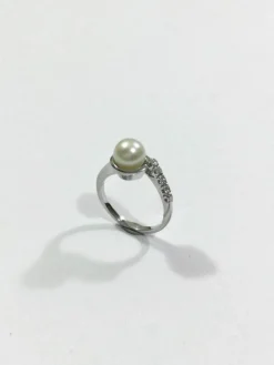 Bague Perle Diamants