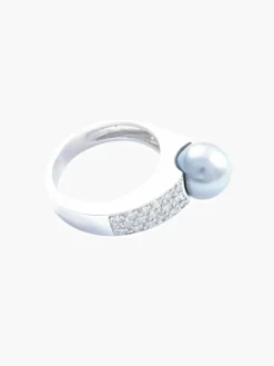 Bague Perle Diamants