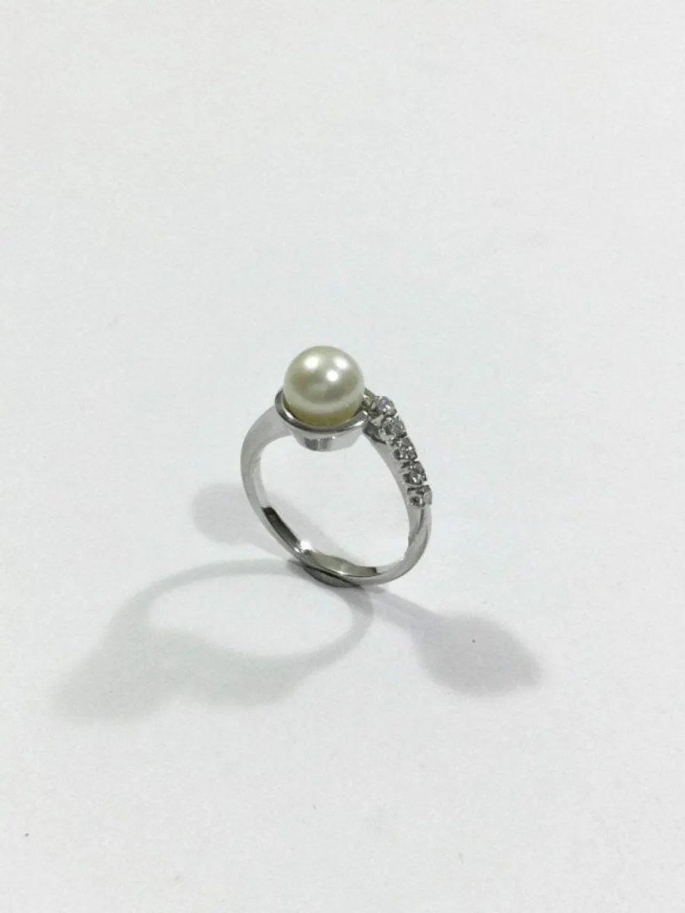 Bague Perle Diamants