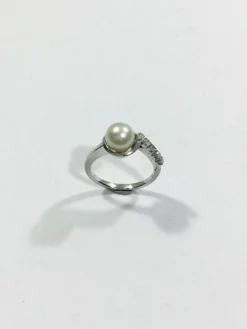 Bague Perle Diamants