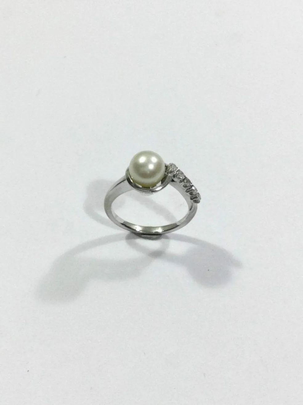 Bague Perle Diamants