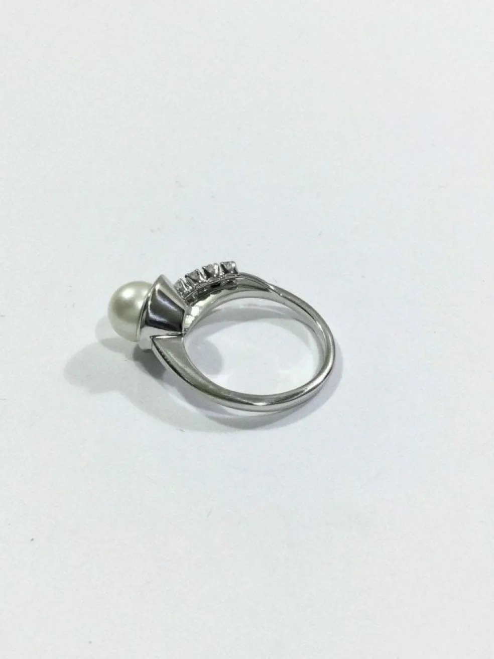 Bague Perle Diamants