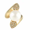 Bague Perle et Diamants