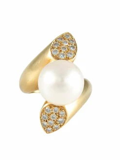 Bague Perle et Diamants