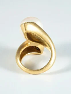 Bague Perle et Diamants