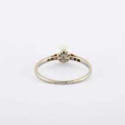 Bague Perle et diamants