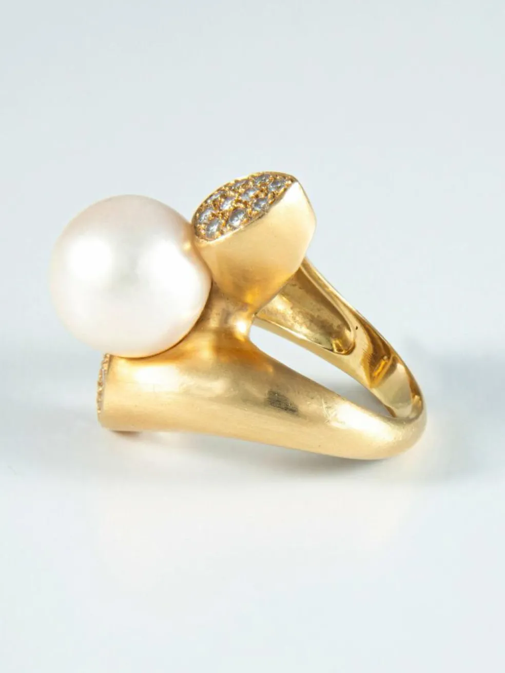 Bague Perle et Diamants