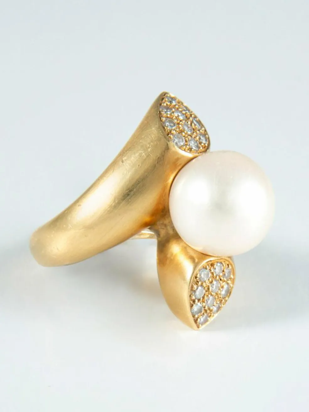 Bague Perle et Diamants