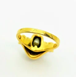 Bague Perle et Diamants Or jaune