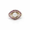 Bague Perle Et Rubis