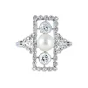 Bague Perle fine Diamants