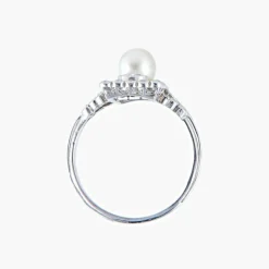 Bague Perle fine Diamants